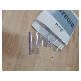 8 Pieces Window Shade for Roller Pull Down Roller Shades Handle Blinds for Windows Grips Plastic Hem Grip Hardware for Home Rv Rolling Curtain Accessories (Clear)