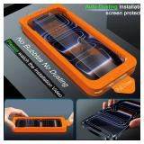 IMBZBK [Auto-Dust Removal] 3 Pack Matte Screen Protector for iPhone 17 Pro Max [Military Grade] Accessories, Case Friendly Film, 3 Tempered Glass Camera Lens Protector, Anti-Glare, Smooth as Silk