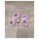 TEOYALL PE Lash Tapes, 5 Rolls Adhesive Micropore Breathable Pink Eyelash Extension Tapes Lash Extensions Supplies - 9 meter/10 Yard Each Roll (5 Rolls)