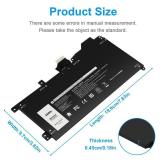 Futurebatt 1FKCC Laptop Battery Compatible with Dell Latitude 7200 7210 2-in-1 Series T04J T04J001 T04J002 T5H6P 09NTKM 9NTKM 0D9J00 D9J00 0KWWW4 KWWW4