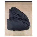 ANWUCHEN Stool Covers - 4 Soft Bar Stool Seat Covers, Elastic Slipcover for 13-18 Inch Round Wooden/Metal Chairs (Black)