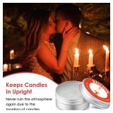 Enhon 4 Ounces, 2 Pack Candle Stick Glue Adhesive for Taper to Hold Candles in Place