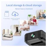 Mini Wireless Security Camera 1080P HD Magnetic WiFi Micro Nanny Cam Camera with Motion Detection Small Smart Cameras Clear Night Vision & Cloud/SD Storage for Home Pet Baby Office (Indoor/Outdoor)