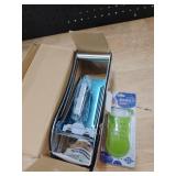 Azooken French Fry Cutter, 2-blade Potato Slicer No-Slip Suction Base Stainless Steel French Fry Cutter with 1 Peeler, Perfect for Potatoes, French Fries, Cucumber,Vegetables Carrot