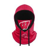 FOCO Wisconsin Badgers NCAA Drawstring Hooded Gaiter