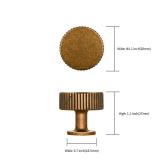 Coinkoly 10 Pack Vintage Antique Cabinet Knobs Kitchen Brass Cabinets Knobs for Dresser Drawer Pulls Cupboard Hardware CK0083