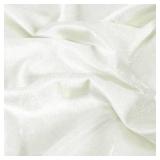 P Pothuiny Ivory White Velvet Fabric by The Yard, 1 Yard x 60 Inch Wide Luxury & Soft Stretchy Velvet Cloth Fabric for Sewing, Apparel, Upholstery - 90% Polyester 10% Spandex