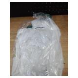 P Pothuiny Ivory White Velvet Fabric by The Yard, 1 Yard x 60 Inch Wide Luxury & Soft Stretchy Velvet Cloth Fabric for Sewing, Apparel, Upholstery - 90% Polyester 10% Spandex