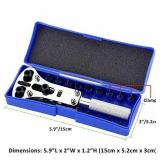 Hovico Watch Repair Tool Kit, 3 Point Wrench Screw Case Remover Tool, Adjustable Watch Back Case Opener, Battery Replacement and Movement Holder, Heavy Duty Stainless Steel