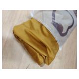 MIULEE 24x24 Inch Euro Sham Velvet Pillow Covers, Set of 2 Large Square Spring Decorative Pillows -Mustard Yellow Super Soft for King Bed, Sofa, Couch, Accent Chairs with Hidden Zipper