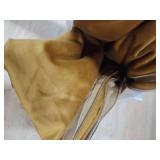 MIULEE 24x24 Inch Euro Sham Velvet Pillow Covers, Set of 2 Large Square Spring Decorative Pillows -Mustard Yellow Super Soft for King Bed, Sofa, Couch, Accent Chairs with Hidden Zipper