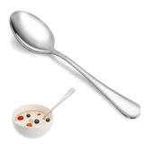 Dinner Spoon Set,16 Pcs 7.3\" Tablespoons,Premium Food Grade Stainless Steel Spoons,Durable Metal Spoon,Tablespoon,Silverware Spoons Only,Mirror Finish & Dishwasher Safe,Use for Home,Restaurant