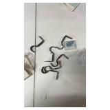 6 Piece General Adjustable Curtain Rod Holder Wall Bracket Hooks - Outside Mounted Blinds Bracket with Screws for 1 Inch Diameter Rod (Bronze)