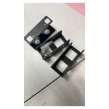 IFCASE Under Desk Laptop Mount, Metal Under Desk Shelf Holder for Laptop, Mac mini, MacBook, Keyboard with Anti-Scratch Silicone (Black)