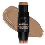 Nudestix Nudies Bronze All Over Matte Bronzing Stick â 3-in-1 Cream Bronzer for Cheeks, Eyes & Lips with Built-In Brush | Natural Contour & Sun-Kissed Glow | Bondi Bae