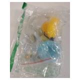 wonuu Rubber Duck Car Ornaments Dashboard Decorations for Cute Accessories with Straw Hat Necklace Sun Umbrella and Sunglasses, Blue