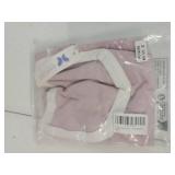 Darong Women Summer U Neck Short Sleeve Color Block Shirts Slim Fit Ribbed Knit Basic Tee Tops 9059 Light Pink S