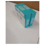 Retractable Dog Leash, Heavy Duty Leash, Non-Slip Rubber Grip with One Hand Brake (White Green) 2pk