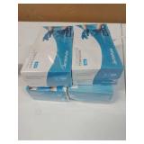 FifthPulse Blue Vinyl Disposable Gloves Small 100 Pack - Latex Free, Powder Free Medical Exam Gloves - Surgical, Home, Cleaning, and Food Gloves - 3 Mil Thickness 4pk
