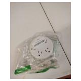 Flat Extension Cord 10 ft, NTONPOWER Flat Plug Power Strip with 3 Outlets 4 USB Ports(2 USB C),Ultra Thin Extension Cord Under Carpet, Mountable, Outlet Extender Long Cord for Home Office, Dorm Room