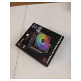 Thermalright Assassin X 120R Digital ARGB Black CPU Cooler, Digital Screen Top Cover, TL-P12-S PWM Quiet Fan CPU Air Cooler, Computer Heatsink Cooling, Support AM4/AM5,Intel LGA1851/1700/115X/1200