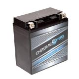Chrome S Pro YTX20CH-BS Maintenance-Free 12V 19Ah Battery Replacement for ATV, Motorcycle, Jet Skis, Scooter, UTV, and More - Nut and Bolt (T3) Terminal