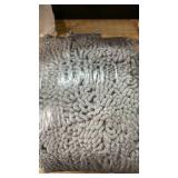 OLANLY Bathroom Rugs 50x30, Extra Soft Absorbent Chenille Bath Rugs, Rubber Backing Quick Dry, Machine Washable Bath Mats for Bathroom Floor, Tub and Shower, Home Decor Accessories, Light Grey