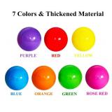 LANGXUN 50 100 200 Balls Soft Plastic Ball Pit Balls for Kids, Gift for Baby Toddler Birthday Christmas, Ball Pit Play Tent, Baby Kiddie Pool Water Toys, Party Decoration