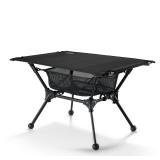 ONETIGRIS Dipper Camping Table, Lightweight Portable Folding Table with Mesh Storage Net, High/Low Options, Ideal for Camping, Hiking, Tailgating, Beach, Picnic, Travel, Backyard