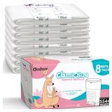 Refills Compatible with DEKOR Classic Diaper Pail Refill Bags| 8 Pack| Super Powerful Odor Eliminator Extra Thick Diaper Pail Bags| Each Holds up to 5544 Diapers| Fresh Lemon Scent| Easy to Replace