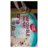 Simple Solution Dog Diapers Female, Dog Diapers, Potty Training, Super Absorbent, Breathable, Wetness Indicator for Urination, 22-37 Inch Waist, (XXL, 30ct)