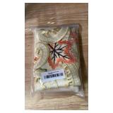 Windkream Fall Kitchen Thanksgiving Curtains Valances 58 x 15 Inch Autumn Window Treatment Valance Embroidered Pumpkins Maple for Living Room Bedroom Bathroom Decor