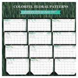 Ymumuda Desk Calendar 2026-2027 Wall Calendar 2 in 1, Monthly Desk Calendar 2026 from JAN.2026 to JUN.2027, 18-Month, Large 12\"Ã17\", Waterproof Cover, Hanging Rope, Home/office/School Planners