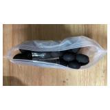 Wrist & Ankle Weights for Women, Wearable Strong Arm & Leg Weights Set of 2(1Lbs Each), Adjustable Ankle Weights for Walking, Yoga, Dance, Barre,Gym,Exercise,Pilates,Walking Running (Matte Black)