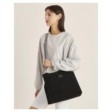 CLUCI Corduroy Tote Bag For Women Casual Zipper Tote Fashion Shoulder Handbag Hobo Bag