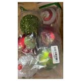 6Pcs Large Christmas Ball Ornaments 4\" Lime Green Red and White Xmas Tree Decorations Set Shatterproof Plastic Ornaments for Tree, Hanging DÃ©cor for Office Holiday Home Indoor&Outdoor