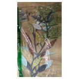 Zhengmy 2 Pieces Metal Tree Leaf Wall Decor Vine Olive Branch Leaf Wall Art Living Room, Hallway Wall Decor Outdoor Decoration(Multi Color)