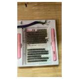 Pawotence Lash Extension Kit DIY 280pcs Individual Lash Clusters Kit 30D 40D Cluster Eyelash Extensions Kit with Bond and Seal, Remover, Tweezers for Self Use (30D&40D, 9-16mm, All Kit)