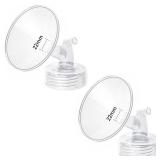 2pcs 22mm Flange Compatible with Spectra S1 S2 9 Plus Synergy Gold Ameda MYA Motif Luna Breast Pump, Replacement to Spectra Pump Parts, Breast Pump Shields 22mm Replace S1 S2 Parts