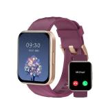 RUIMEN Smart Watches for Women Men (Answer/Make Calls) Compatible with iPhone/Android Phones, 1.85\" HD Screen Fitness Tracker Heart Rate Monitor 100+ Sports Tracker Watch Waterproof (Purple)