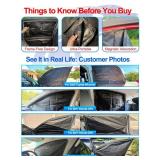 ZATOOTO Car Window Shades for Honda Odyssey 2020-2024, 4 Pcs Magnetic Car Window Covers - 100% Block Light Privacy Curtains, Side Window Sun Shade for Baby Breastfeeding, Sleeping, Camping