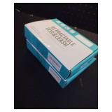 Retractable Dog Leash, Heavy Duty Leash, Non-Slip Rubber Grip with One Hand Brake (White Green) 2 pk