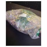 LLQ 8Pcs Mini Lantern with LED Tealight, Vintage Brown Lanterns Decorative, Hanging Candle Lanterns for Ramadan Christmas Wedding Table Centerpiece Indian Diwali Decor, Garden Fairy Party Decorations