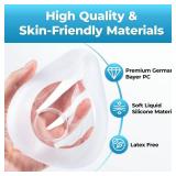 2 Packs Airfit F20 Large Replacement Cushion, Full Face Seamless Seal, Compatible with Origianl Frame, Premium Liquid Silicone CPAP Accessories - L