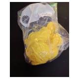 MLMC 10 Pack Cheesecloth Napkins Washable Cloth Napkins 21\"x21\" Boho Reusable Table Napkins in Bulk for Back to School Bridal Baby Shower Events Table Decor Yellow