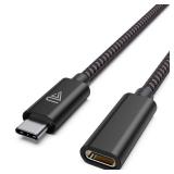 Faracent USB Type C Extension Cable Short (3.3ft/1M), 140W PD Fast Charging 10 Gbps USB 3.1 Gen 2 Data 4K USBC Male to Female Extender Cord, Compatible with iPhone15, MacBook M2 Surface XPS Black