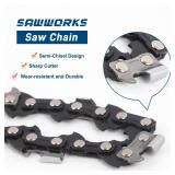 3-Pack Stihl 14 Inch Pole Saw Chain, 1/4\" Pitch .043\" Gauge 72 Drive Links, Chainsaw Chain for 71PM3-72 Stihl MSA 120 C-B, MSA 160 C-B, MSA 200 C-B, 3670-005-0072 and More