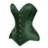 Daisy Corsets Womens Dark Green Satin Overbust Corset Waist Cincher Bustier & Plus Size 5XL