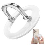 SUPERONE for MagSafe Phone Grip Ring Holder Stand, [2025 Super Magnet] Adjustable Magnetic Finger Ring Grip Kickstand for iPhone 17/16/15/14/13/12 Series, MagSafe Case Accessories