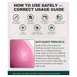 Trideer Yoga Ball for Exercise, Pregnancy & Birthing, 5 Sizes Exercise Ball for Physical Therapy, Stability, Fitness, Quick Pump Included